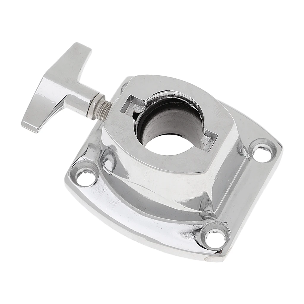 Tom Cymbal Holder Clamp Bass Drum Tom Mount Bracket for Drum Set Band Chrome