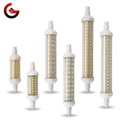 R7S LED 78mm 6w 118mm 9w 135mm 12w r7s Rohr Glühbirne SMD 2835 lampada LED Lampe 220V mais licht Ersetzen Halogen Licht