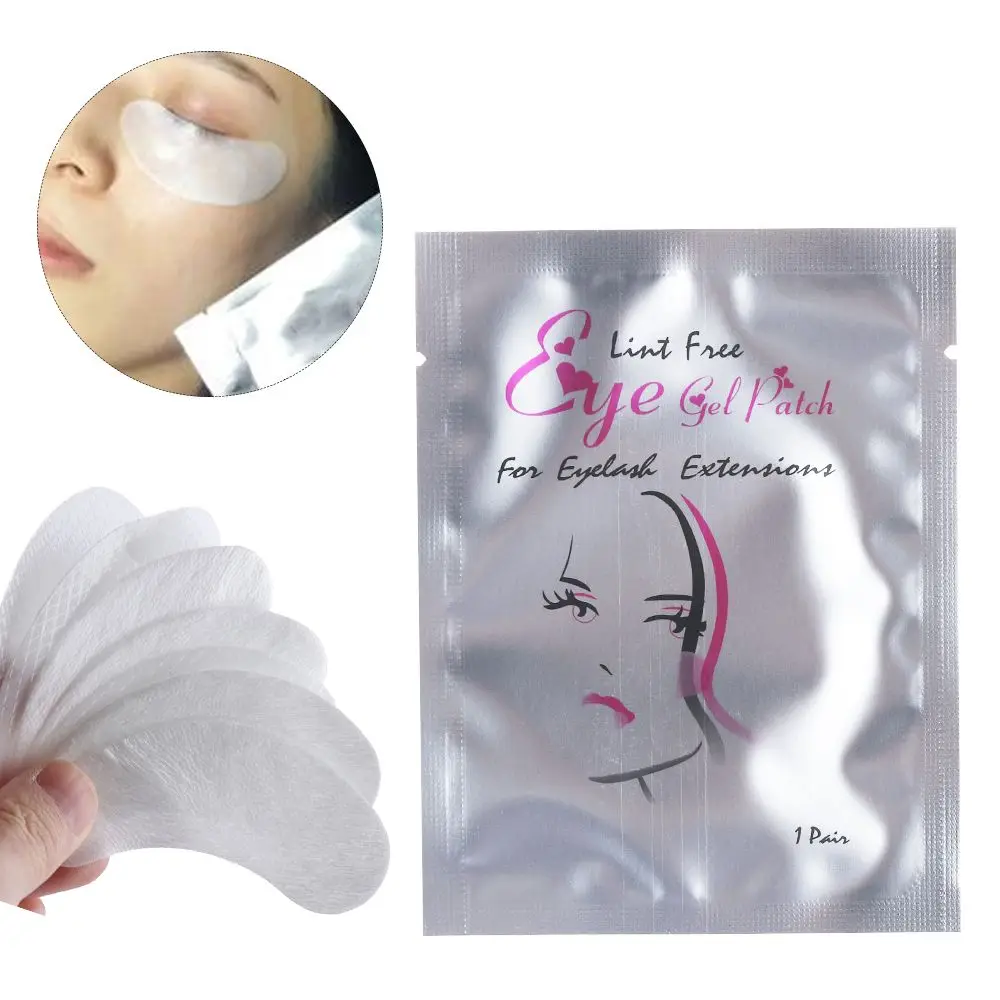 Tampons de Gel pour les Yeux, Outils de Maquillage pour Salon, Formulation Douce, Patchs en Papier pour les Yeux, Extension de Cils, 5/10/20/50/100 Pièces