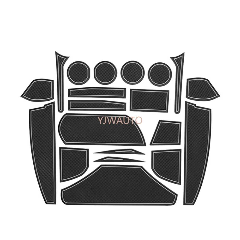 

Door Slot Mat for Toyota SIENTA Gate Groove Cushion Car Door Rubber Cup Holder Mats Anti-slip Carpets Position