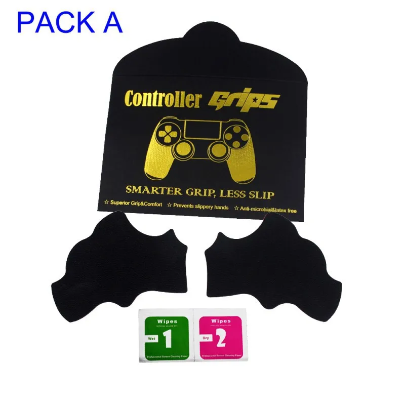 Anti-slip Console Hand Grip Sticker Set L+R Set For PS4 Controller Joystick Silicone Video Game Sticker Gamepad Accessories Kit