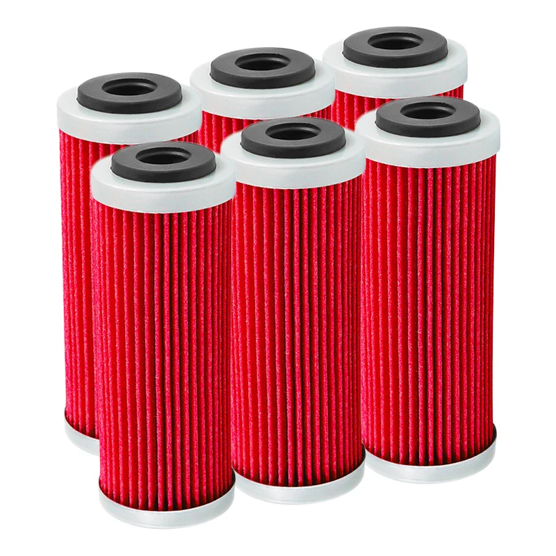 4/5/6 pcs Motorcycle Oil Filter for KTM SX SXF SXS EXC EXC-F EXC-R XCF XCF-W XCW SMR 250 300 350 400 450 500 505 530 2007-2020