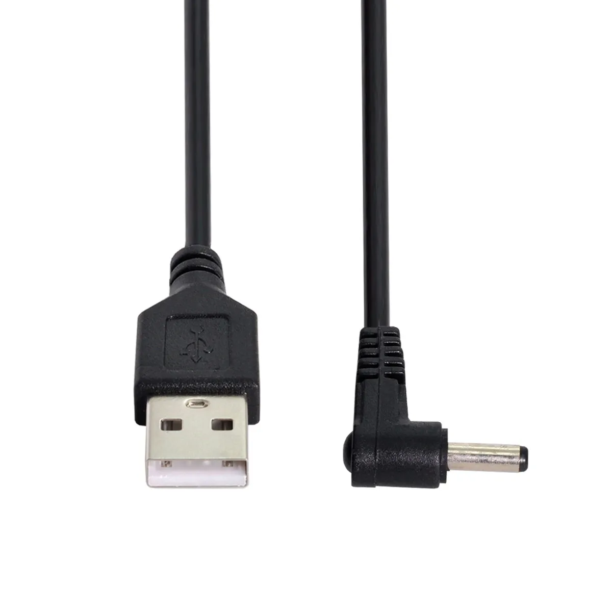 Zihan – câble USB 2.0 mâle vers droit, 80cm, 90 degrés, 3.5/1.35mm cc, prise d'alimentation 5v