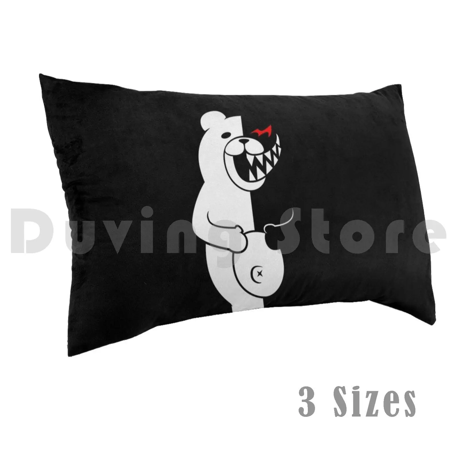 Monokuma Pillow Case Printed 50x75 Monokuma Anime Manga Danganronpa Dangan Ronpa Monobear Saitama