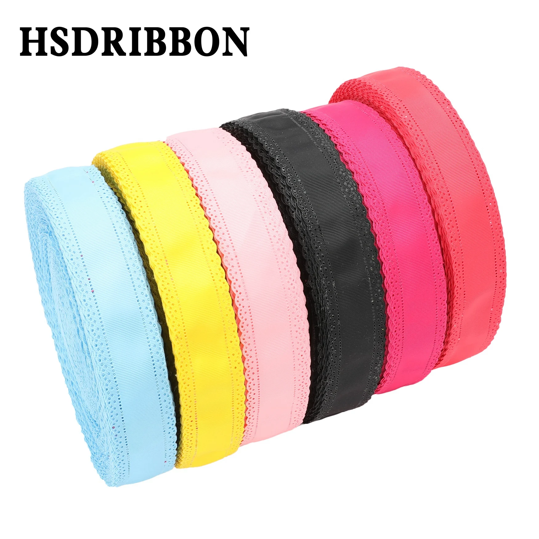 

HSDRIBBON Free Shipping 38mm 1-1/2inch HSD-Genuine Embossing printed on grosgrain ribbon