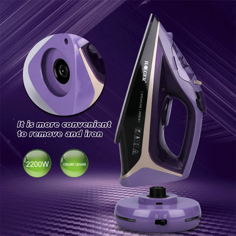 Steam Iron Handheld Multifunctional High-power Clothes Ironing Machine Wireless Portable for Household Travel0W 220V YT10