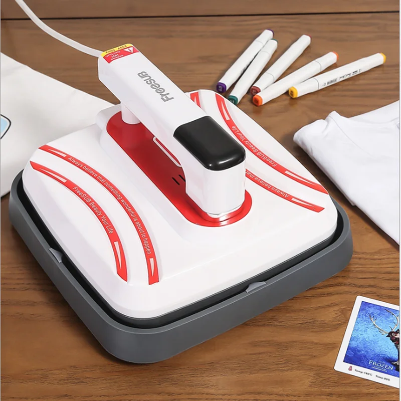 

DIY 12*10 inches Mini Multi-function Portable Manual Hat T-shirt Heat Press Machine Heat Transfer Printer