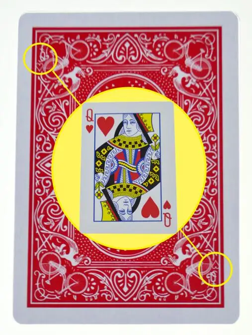 Marked Stripper Deck Playing Cards Poker Magic Tricks Close Up Street Illusion Gimmick Mentalism Kid Child Puzzle Toy Magia Card