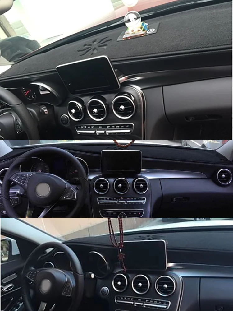 For Mercedes Benz GLC Class X253 250 220 260 2016-2022 Dashmat Dashboard Cover Instrument Panel Pad Anti-Dirt Proof Dash Mat
