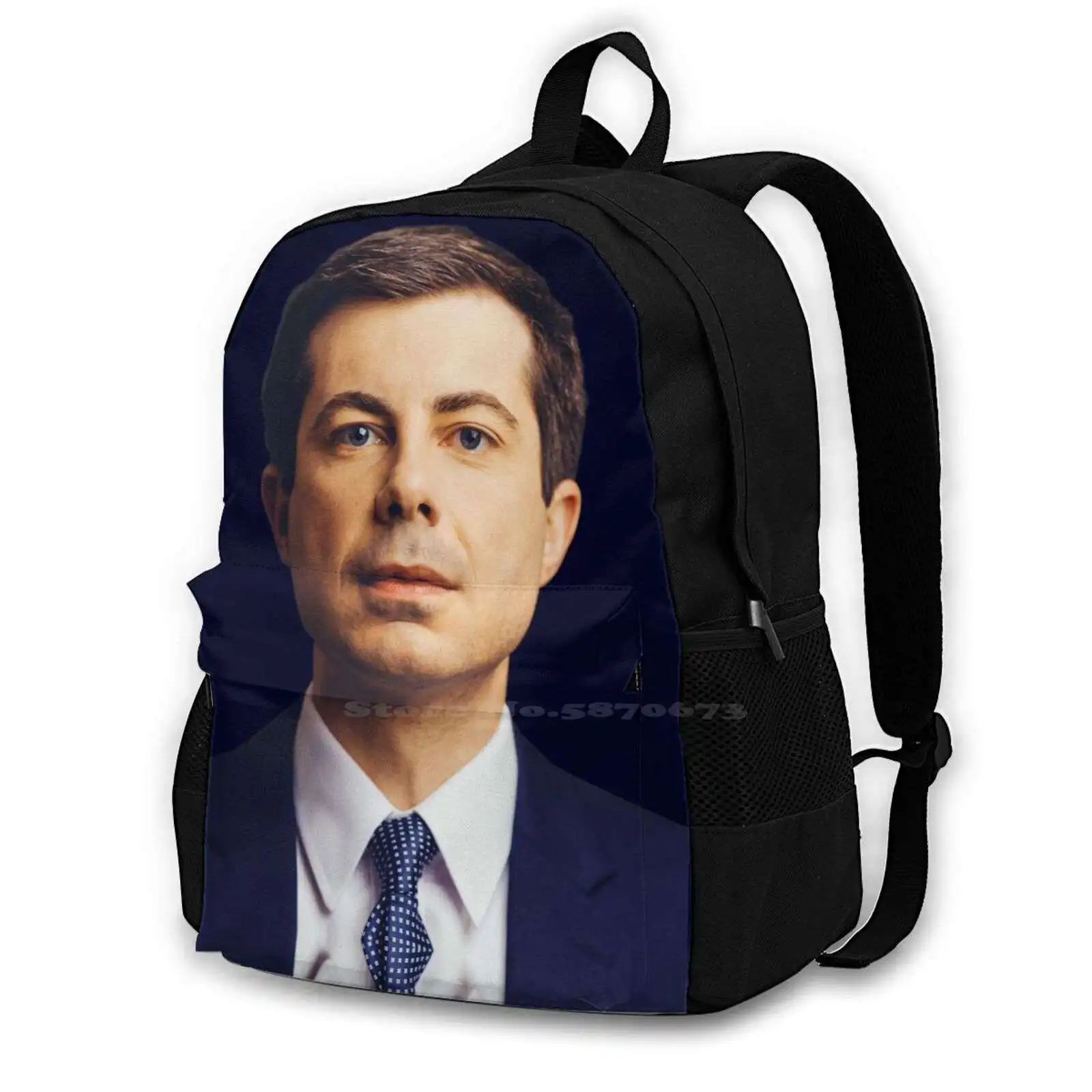 Mayor Pete Buttigieg Backpack For Student School Laptop Travel Bag Pete Buttigieg Peter Buttigieg Pete Buttigieg Boot 2020