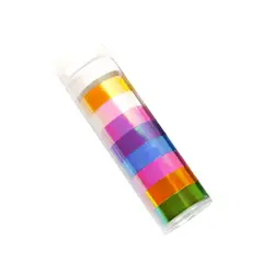 8pcs/set Rhythmic Gymnastics Decoration Holographic Glitter Tape Ring Stick Accessory 15mm*5m Stationery Decorative DIY Masking