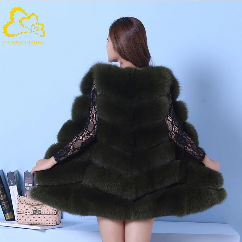 Faux Fur Coat for Women, Warm Vest, Long Vest, Casual Street Wear, High Grade, Winter Fashion, New Arrival