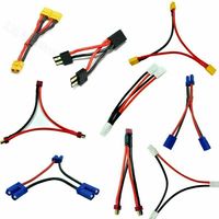AMASS XT60 T Deans EC5 Tamiya XT90 EC3  XT150 Connector Deans Plug Silicone cable  Wiring Parallel Series for RC Lipo Battery