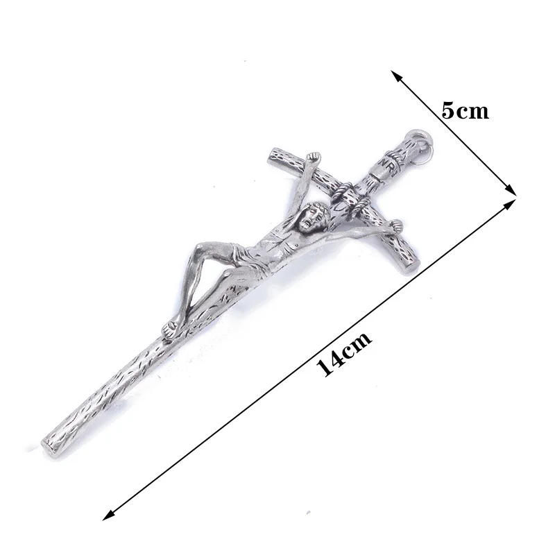 5 pcs  Church cross, Crucifix,  alloy materials, home pendant decorations, Christian Catholic  souvenirs  free delivery