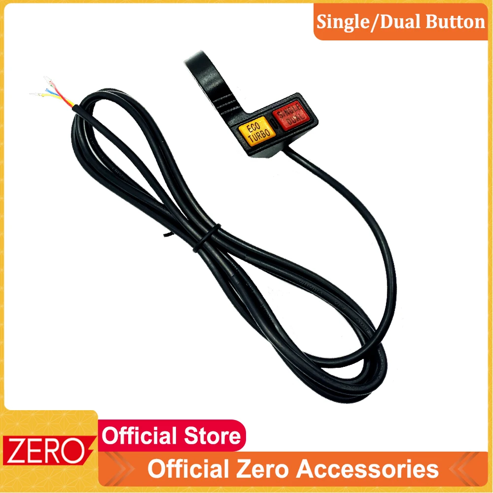 Original Zero Single/Dual Change Line Single/Dual Switch Button Part for ZERO 8X 10X 11X Electric Scooter Original Spare Part