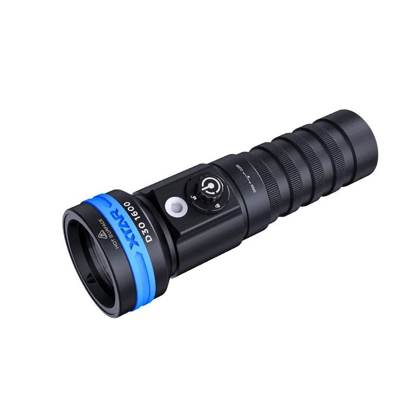 XTAR D30 1600 Diving Flashlight 1600 Lumen Multi-color LED Underwater Photography And Video Light  Handheld Light Diving Torch