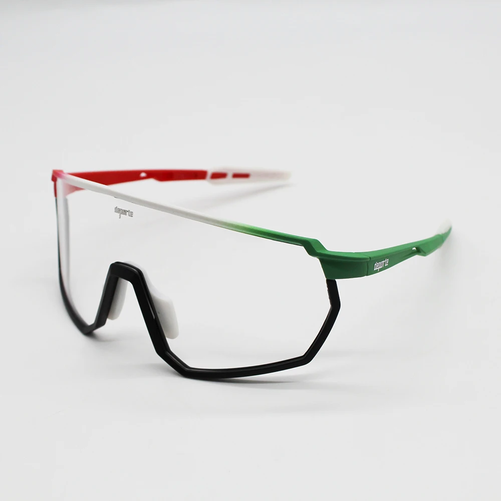 Lunettes de soleil polarisées TR90 pour hommes et femmes, 4 verres, accessoires de sport, cyclisme, équitation