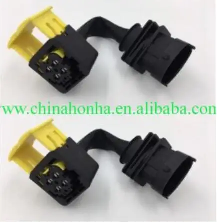 

1/2/5/10pcs Automotive wiring harness connector nitrox sensor adapter 4 pin 2-1418390-1 conversion 4 pin 1928403453