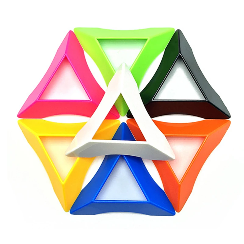 10 pcs Color Cube Stand Top Quality Speed Magic Speed Cube Plastic Cube Base Holder Educational Learning Toys J0439