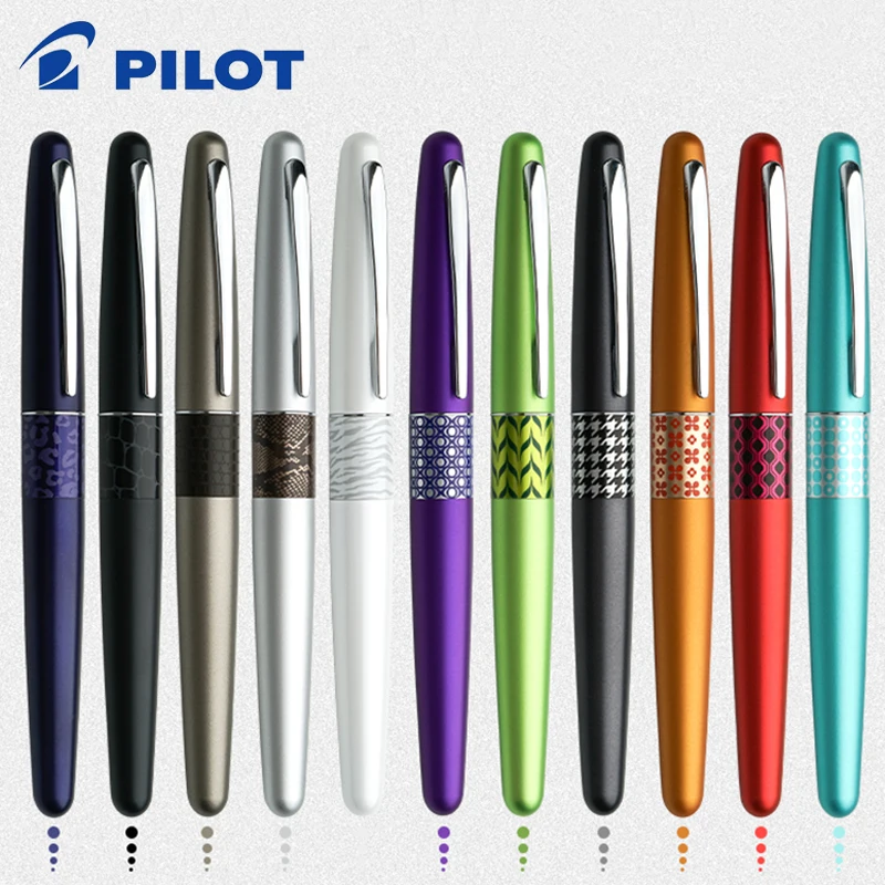 

Pilot Metropolitan Fountain Pen - Caneta Tinteiro Fine Nib Animal Colorful Body Pilot FP-MR2/ FP-MR3-88G Plumas Estilograficas