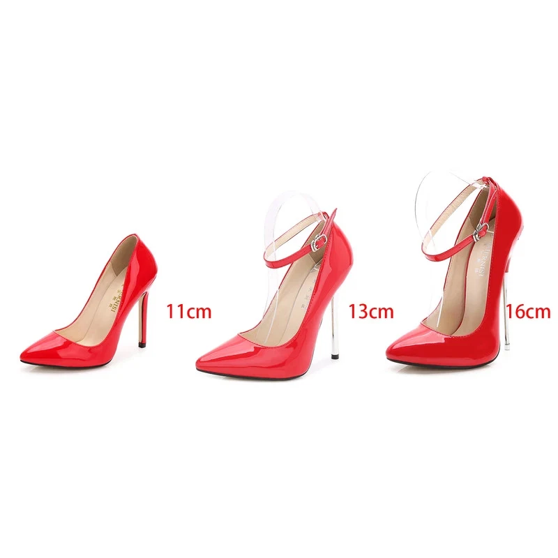 Voesnees 2021 16Cm Heels Women Sexy Pumps Shoes Super High Heels Point Toe Pumps Shoes Popular Super High Heels Pumps Women