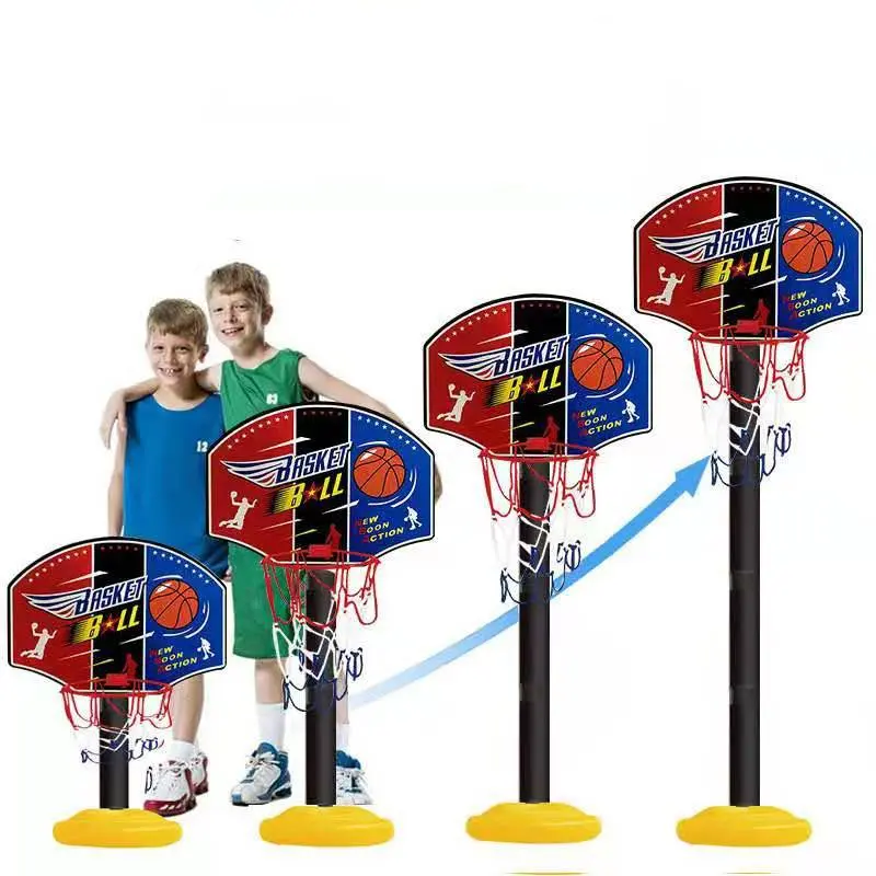 

1.4Meters Ball Basketball Playing Set Boy Kids Yard Sport Toy Indoor Outdoor Fun Game Adjustable Stand Basket Holder Hoop Goal