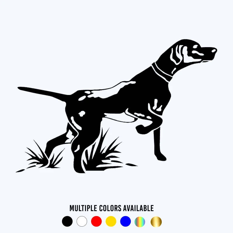 

CK2944# Pointer Hunting Dog funny car sticker vinyl decal white/black car auto stickers for car bumper/rear window