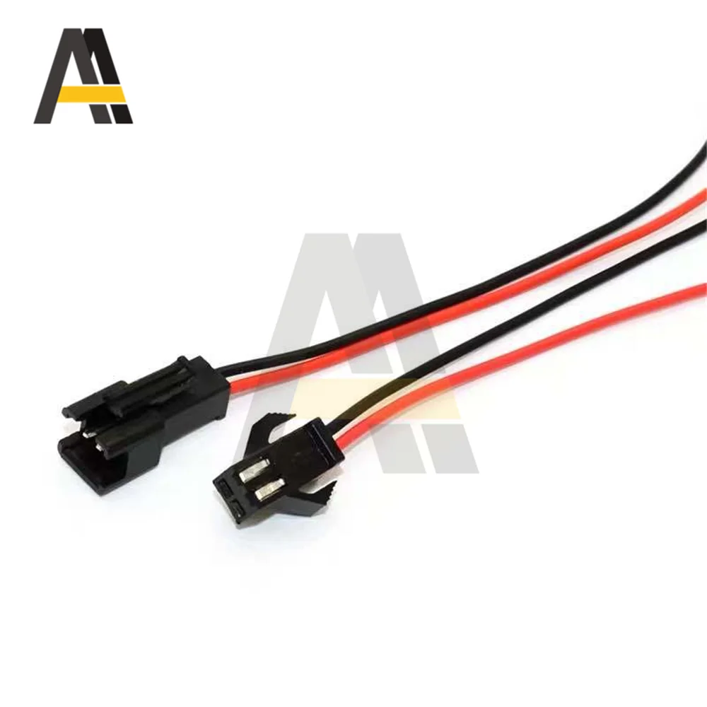 5Pairs 30cm JST SM 2P 2Pin Plug Socket Male to Female Wire Connector LED Strips Lamp Driver Connectors Quick Adapter