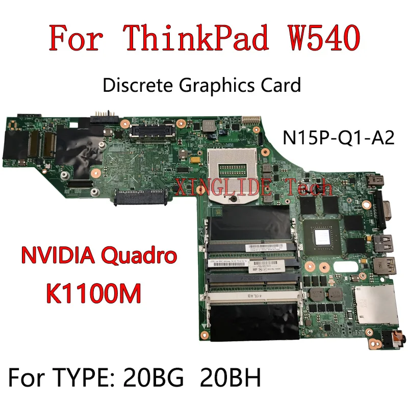 Original For Laptop Lenovo ThinkPad W540 W541 Motherboard Discrete