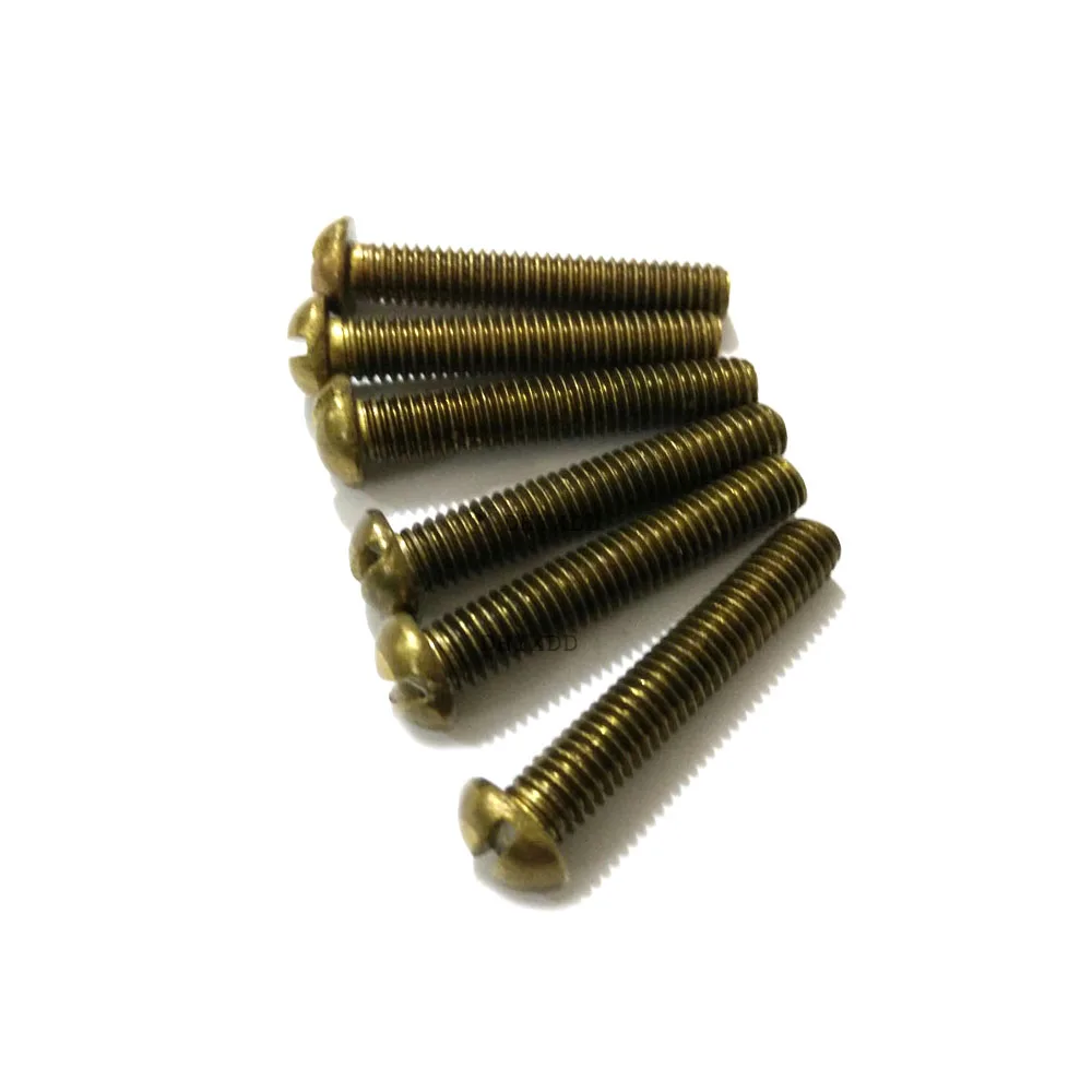 Senkschraube mit Schlitz 4 x 12 mm Messing DIN 963 100 Stück