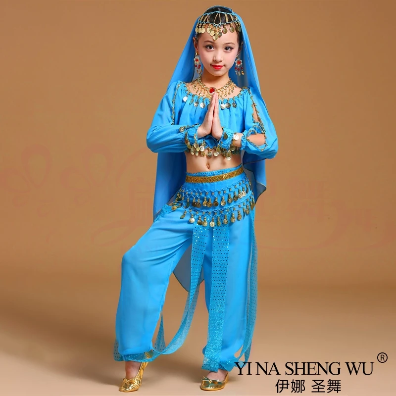 Kinder & Erwachsene Bauchtanz Kostüme Set Oriental Dance Mädchen Bauch Tanzen Indien Bauchtanz Kleidung Bauchtanz Anzug Bühne kostüm