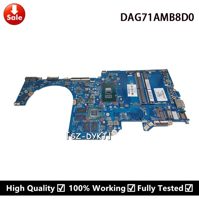 Para HP PAVILION 15-CC 14-CC Laptop motherboard com i5-7200U 927271-927271-501 927271-601 DAG71AMB8D0 001 mainboard