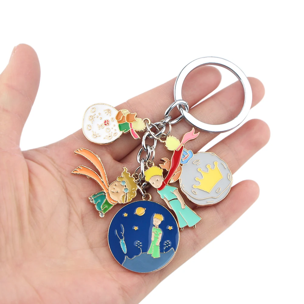 LB2068 Cartoon Metal Keychain Keychain Cute Pendants For Clothes Backpack Keyring Chains Charm Gift