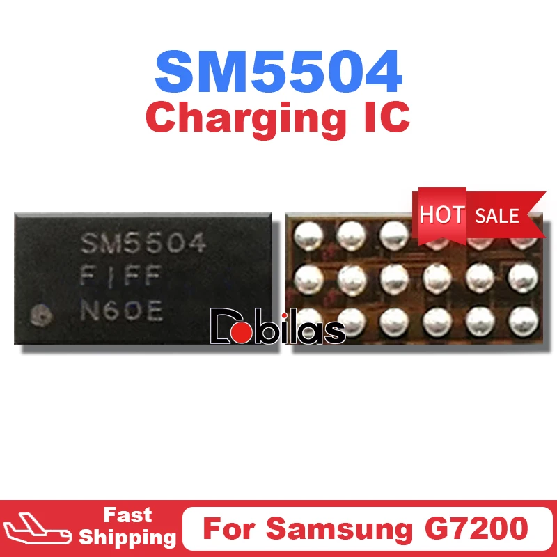 5Pcs SM5504 For Samsung G7200 USB Charging IC BGA Charger IC Integrated Circuits Chip Chipset