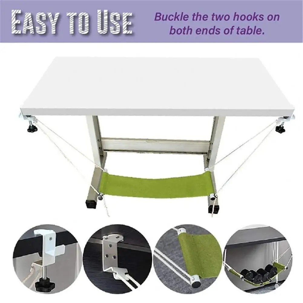 Portable Desk Feet Hammock Foot Chair Care Under Desk Hammock Outdoor Rest Cot Office Foot Hammock Mini Feet Office Rest