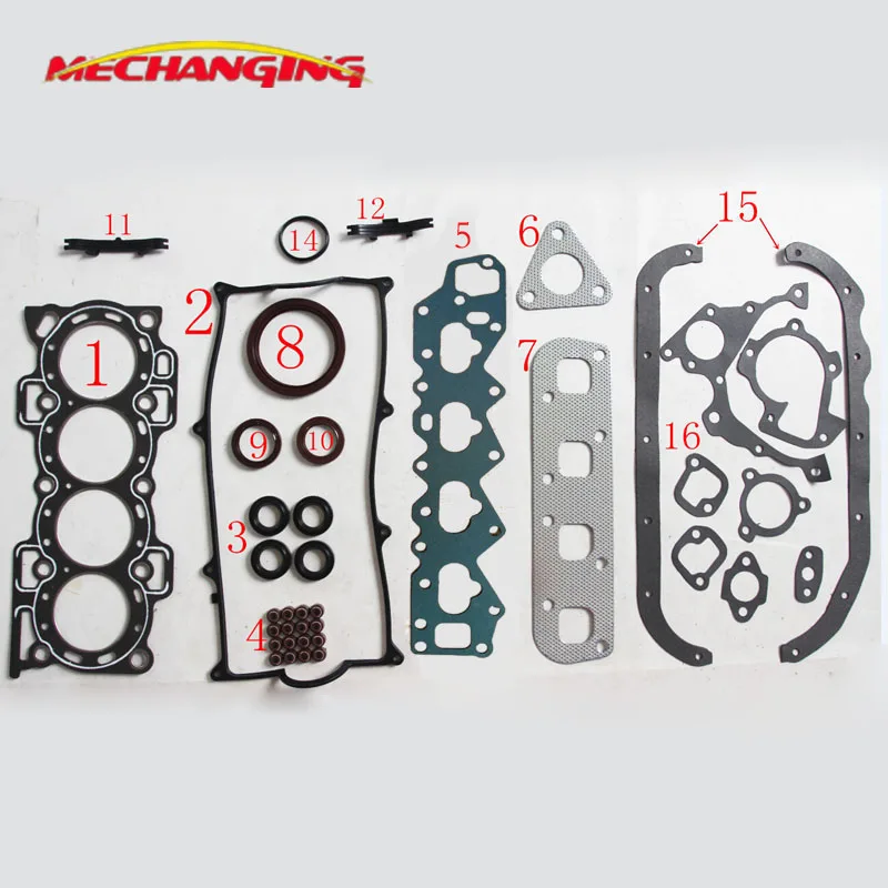 

HCE HC-EJ HDC HD-E For DAIHATSU CHARADE APPLAUSE Full Set Engines seal gasket Cylinder Head Gasket sets 04111-87127-000 50120700