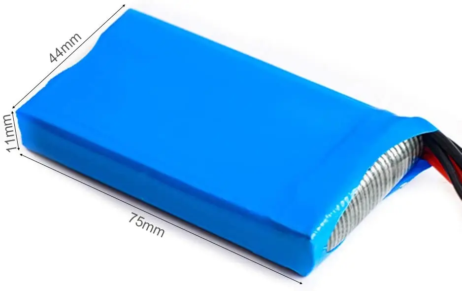 2S 7.4V 2000mAh Lipo Battery for Spektrum DX6e DX6 DX8 Remote Controller Transmitter Rc Spare Part