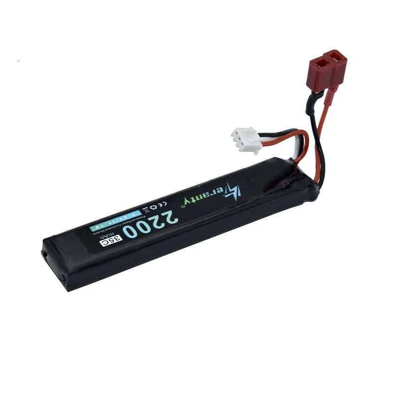 Batería LiPo 2S 2200mAh 35C 7,4V para airsoft y RC - imagen 2