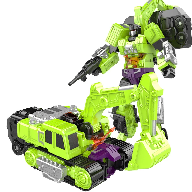 Transformatie Devastator Hercules 6In1 Action Figure Speelgoed Oversized Movie Model Vervorming Ko 8008 Auto Robot Figma Gifi Voor Kids