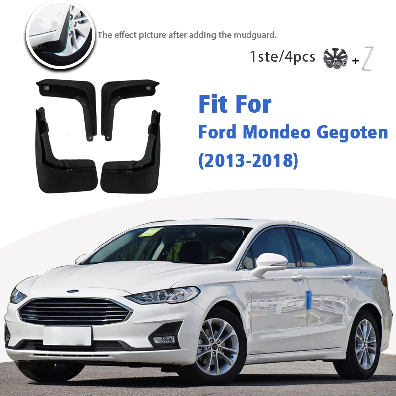 

Mudguard For Ford Mondeo Gegoten 2013-2018 Front Rear 4pcs Mudflaps Mudguards car Accessories Styline Mud Flap Splash Guard