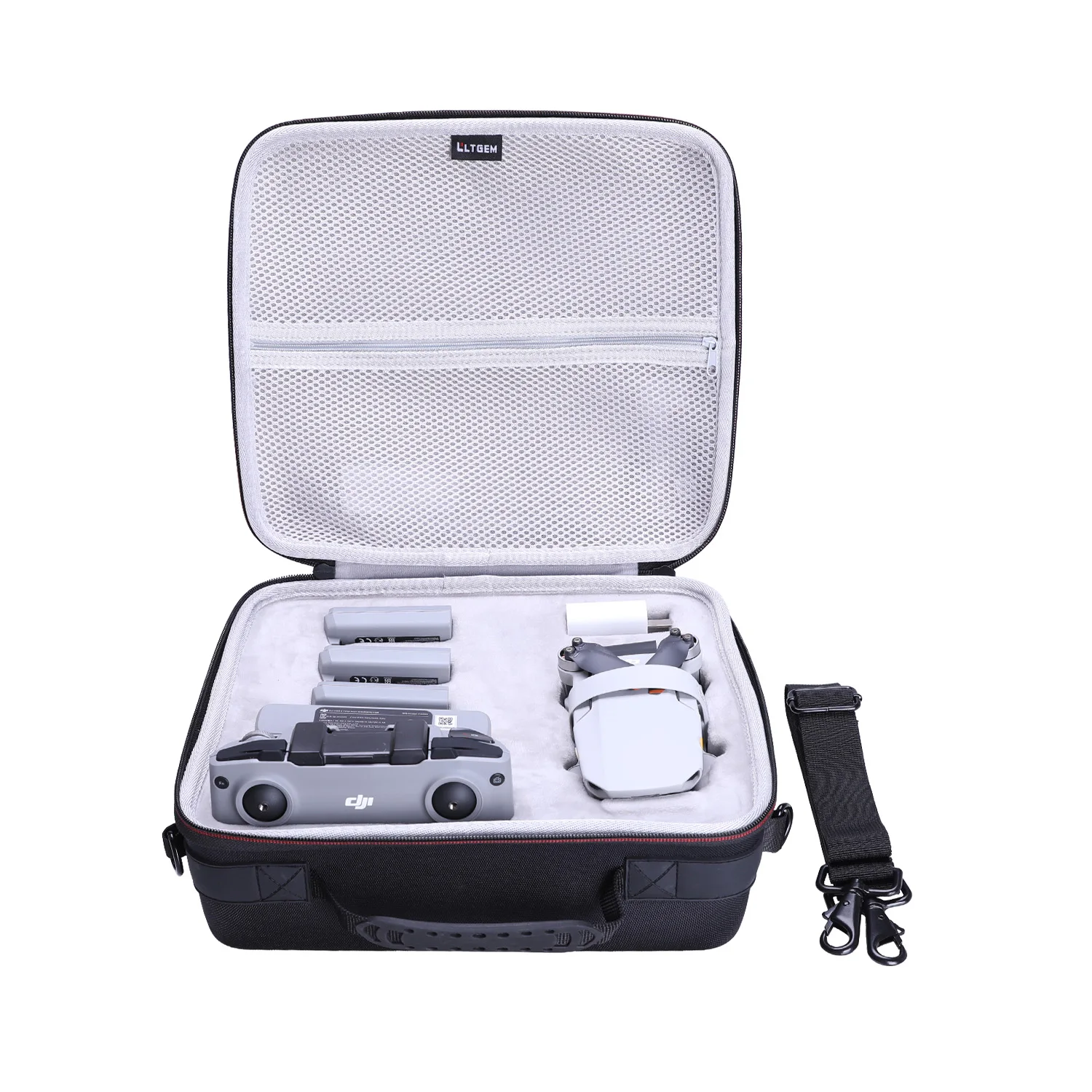 

LTGEM Waterproof EVA Hard Case for DJI Mini 2 Fly More Combo