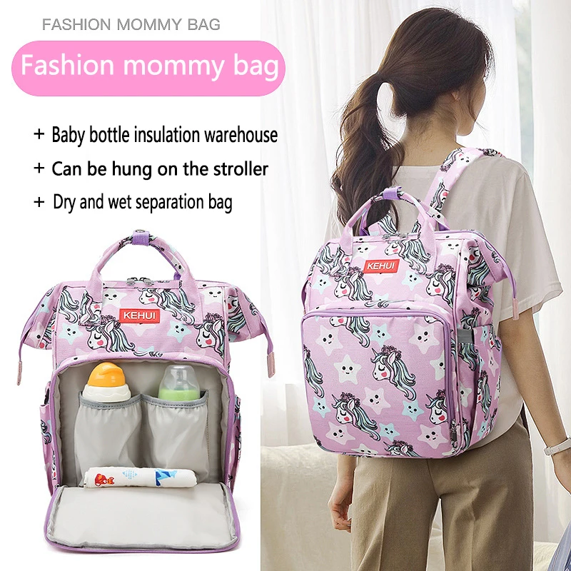 Baby Diaper Bags Large Capacity Baby Stroller Insulated Bag Travel Organizer Baby Bag Set Lightweight Diaper Bag Backpack