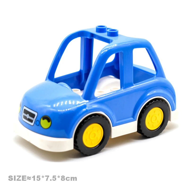 Mini blue car