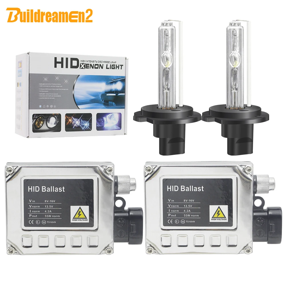 H7 Xenon H1 H8 9005 HB3 9006 HB4 881 880 H3 H11 Xenon Kit HID Light 55W 4300K-10000K 12V Car Headlight Headlamp Accessories