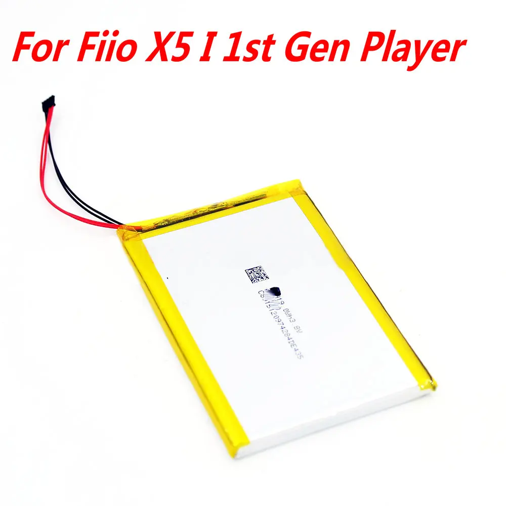 High Quality 3.7V 5000mah 4 Lines+Connector Battery For Fiio X5 I 1st Gen Player Replace battery diy adapter for makita 18v li ion power tool convert for bl1830 bl1840 bl1850 connector power tool accessories