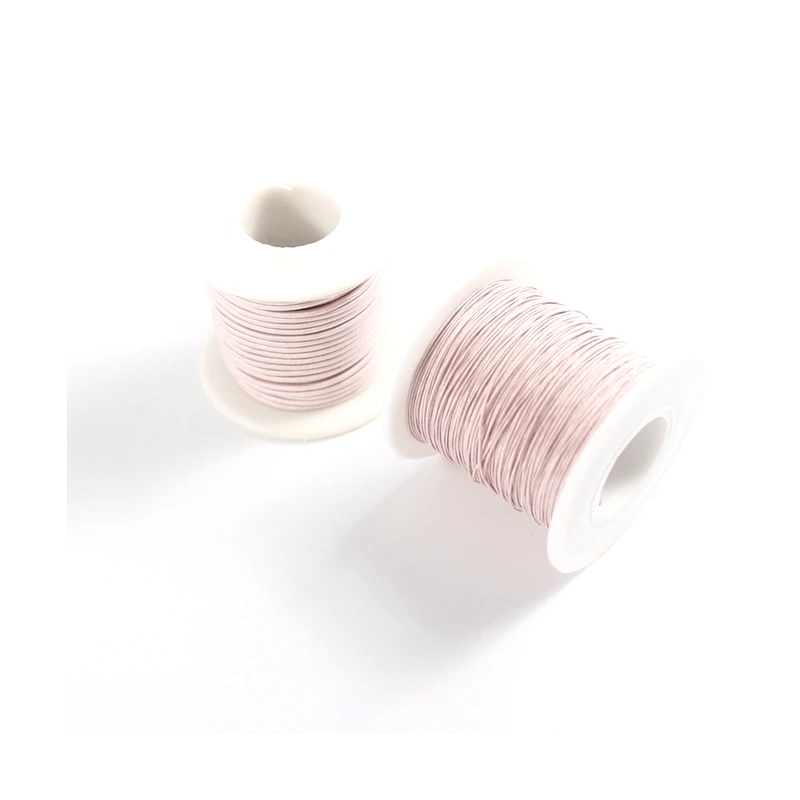 0.04x60 0.04x180 0.04x400 Strands Litz Copper Wire Mine Antenna Multi Core Shares Polyester Silk Yarn Braided Cable 0.04mm