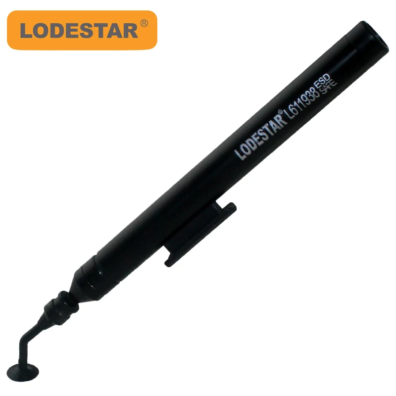 

LODESTAR Vacuum Sucking Suction Pen Remover Sucker Pump IC SMD Tweezer Pick Up Tool Solder Desoldering with 3 Suction Headers