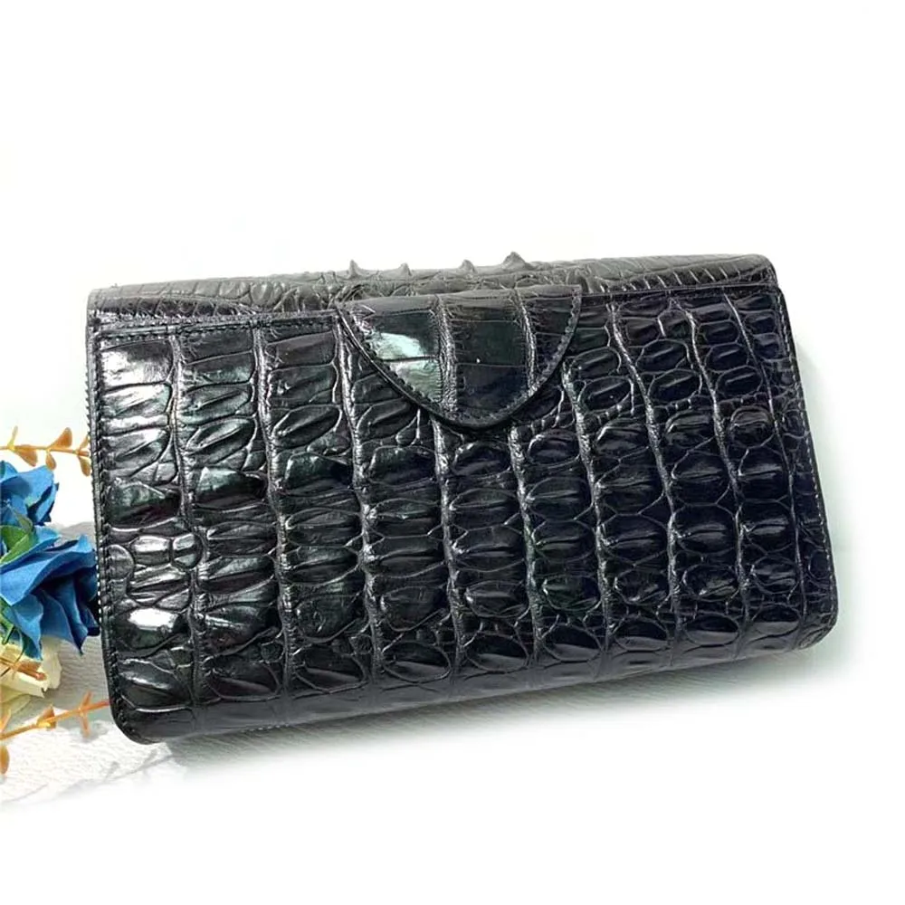 

hongsen crocodile handbags male clutch bag Hand caught More screens large capacity fashion male Hand bag men bag