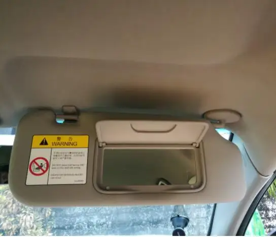 Interior Sunvisor With Mirror Sunshield Visor For Chevrolet Captiva 2007 2008 2009 2010 2011 2012 2013 2014 2015 Car Accessories