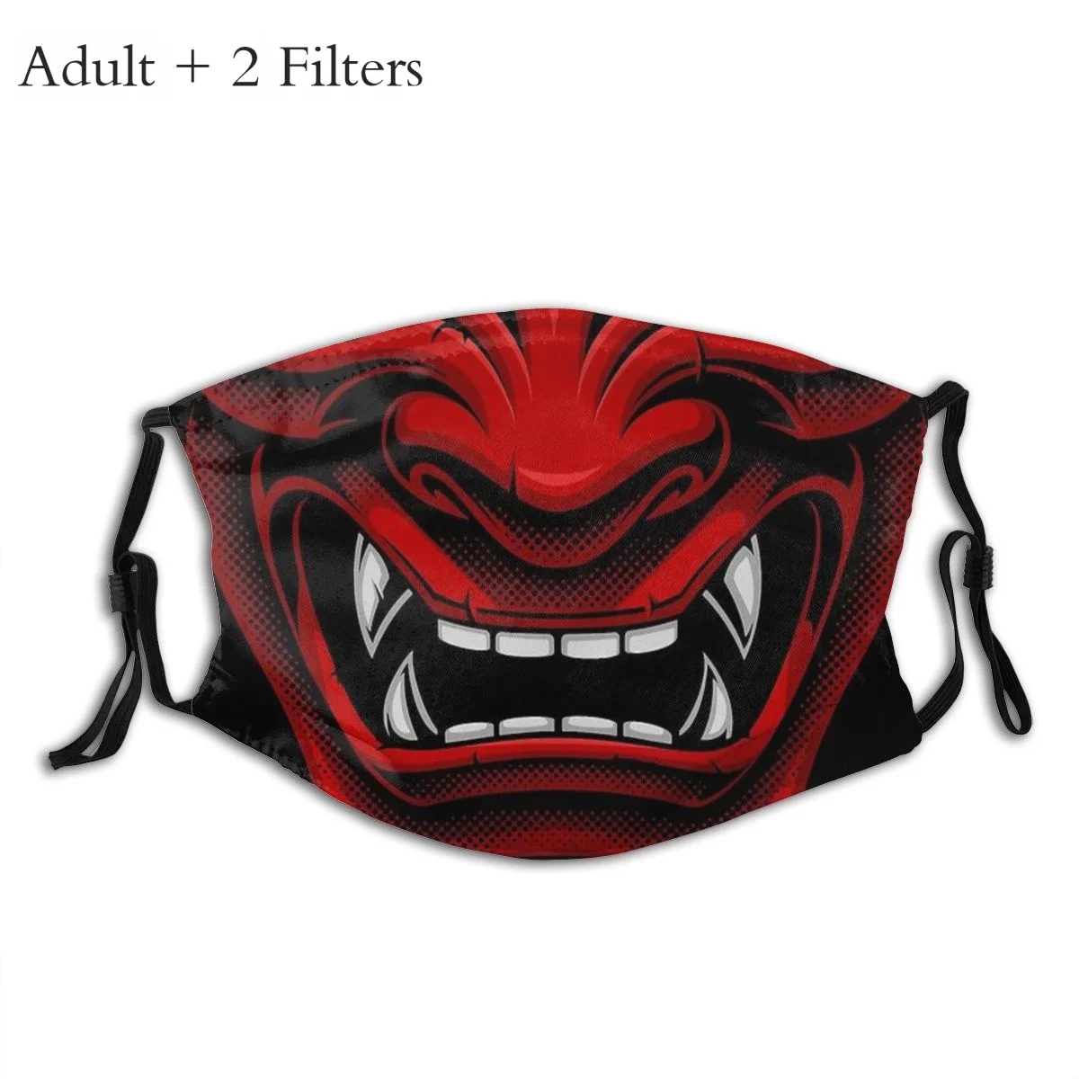 

Oni Japan Samurai Demon Mascarilla Masque Facial Mask Japanese Oni Demon Masks Fation Mouth Mask With Filters